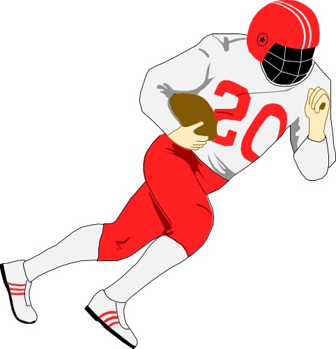 482x500 Best Football Clipart
