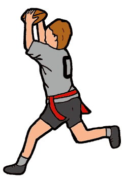 250x363 Flag Football Clipart