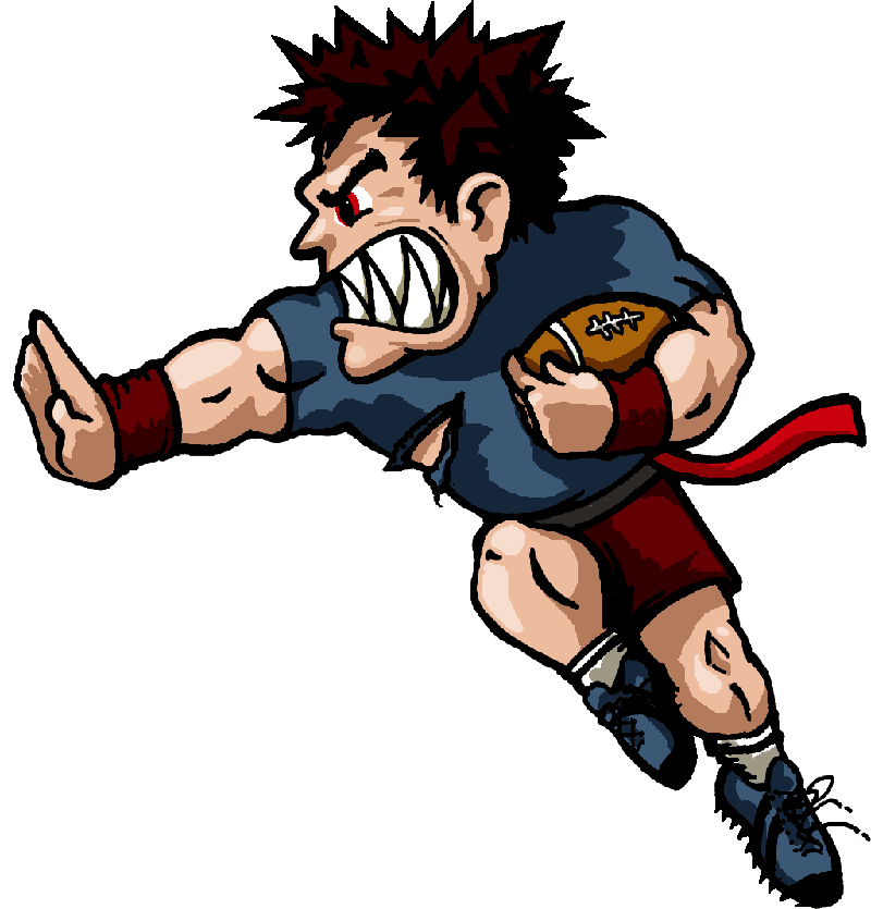 800x835 Flag Football Player Clipart