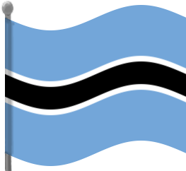 263x242 Botswana Flag Waving Clip Art Download