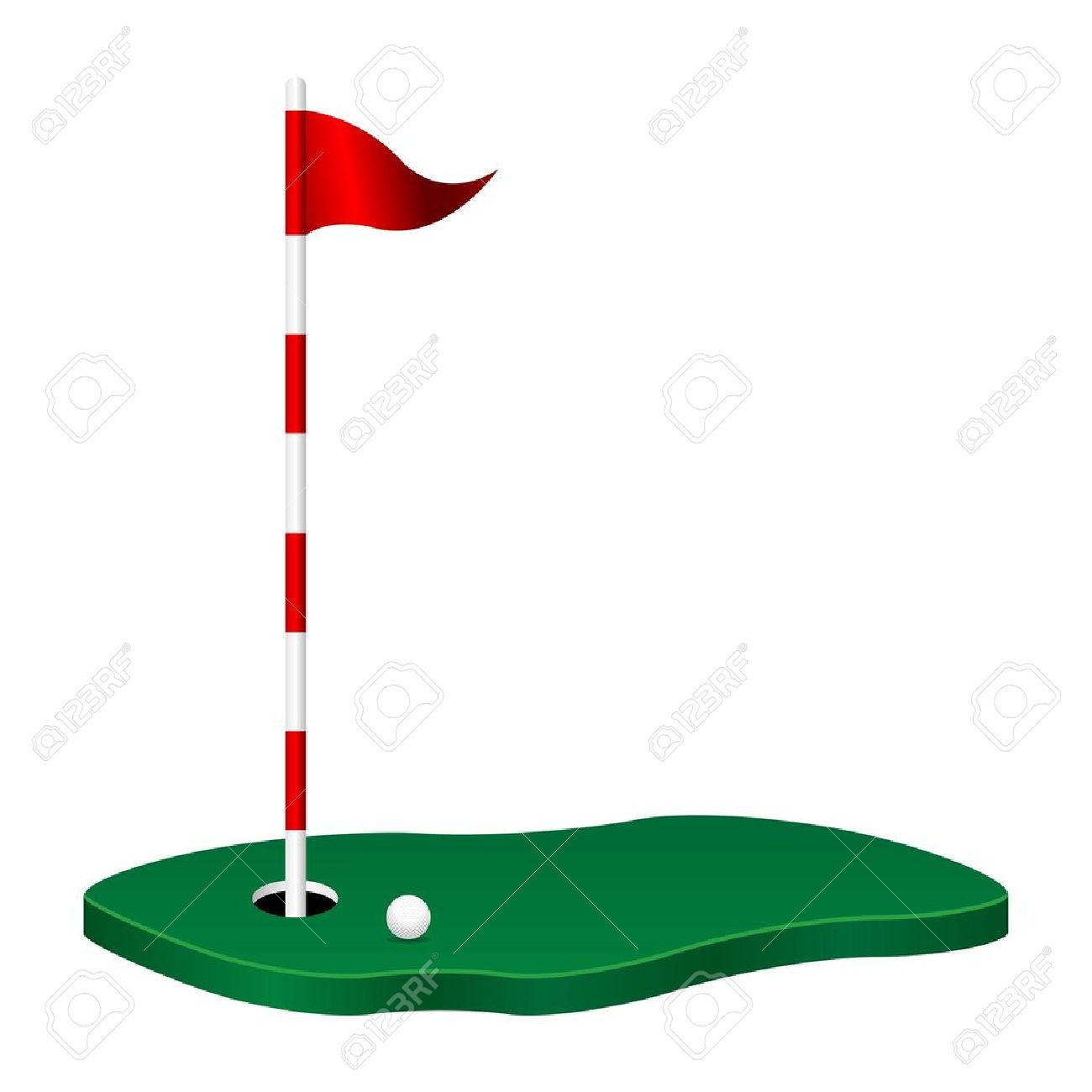 1300x1300 Golf Flag Clip Art