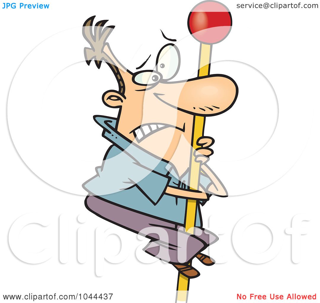 1080x1024 Royalty Free (Rf) Clip Art Illustration Of A Cartoon Man Climbing