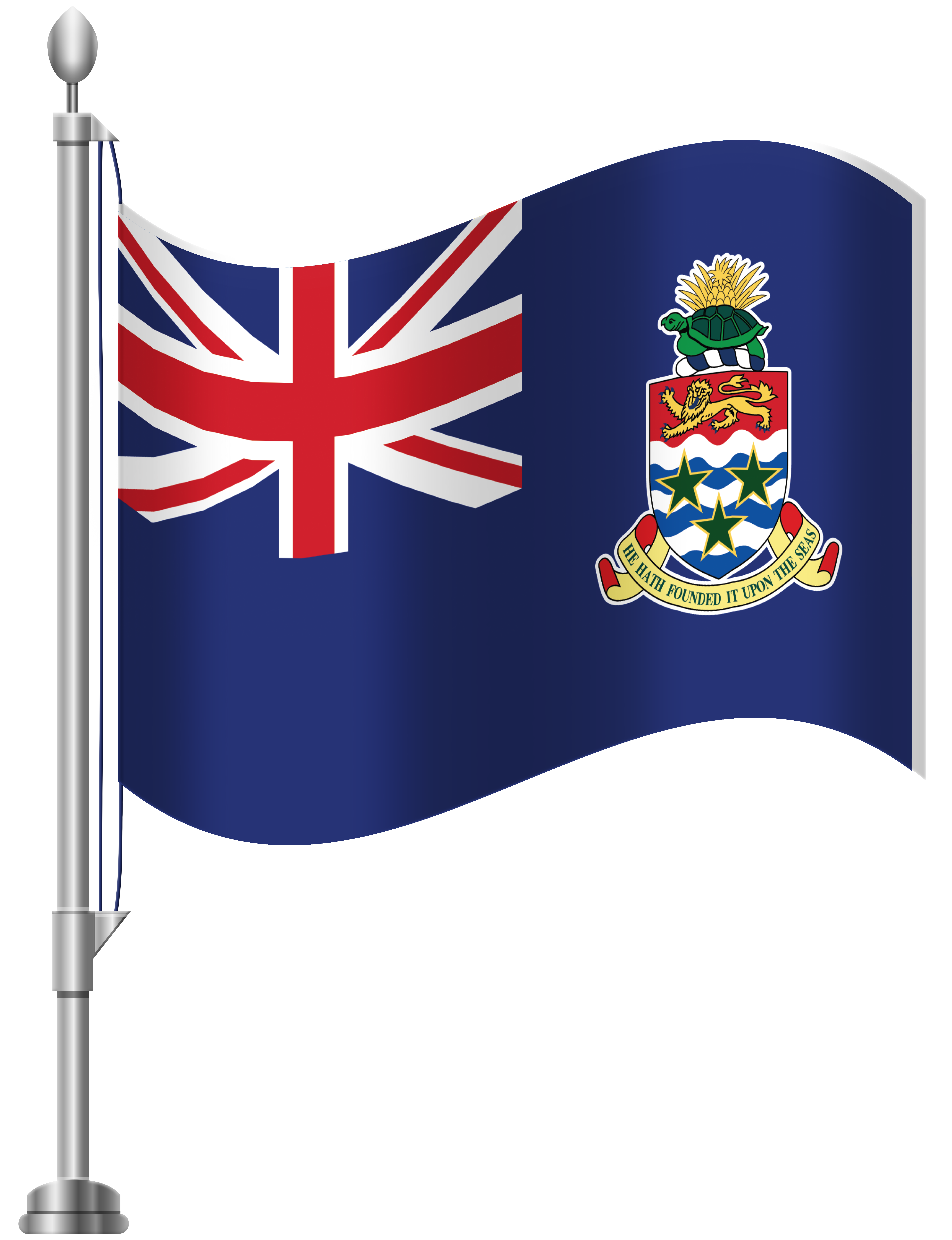 6141x8000 Cayman Islands Flag Png Clip Art