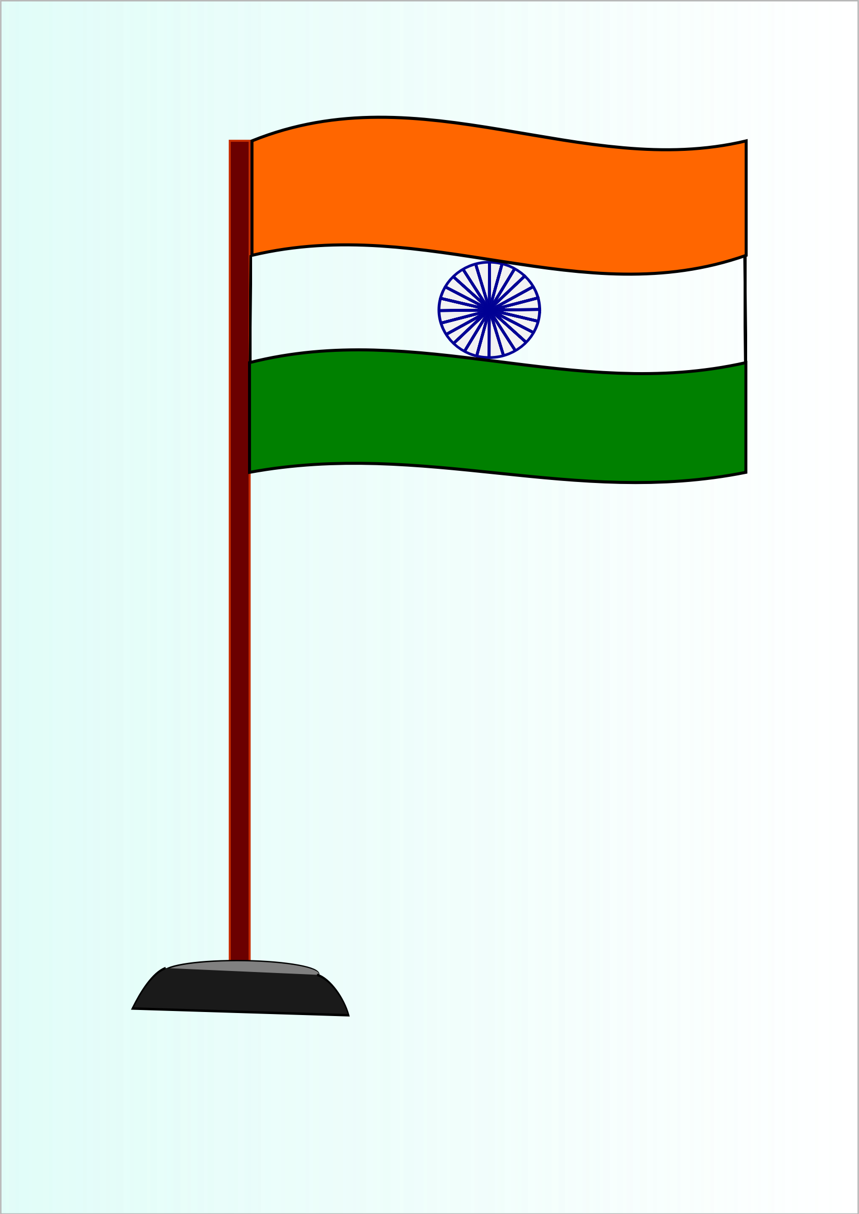 1697x2398 Flag Clipart Indian Flag