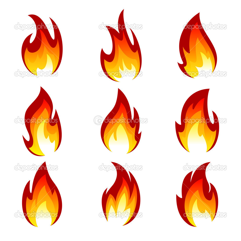 1024x1024 Fire Border White Background