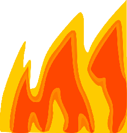 250x262 Fire, Cartoon, Hot, Flame, Border, Free, Heat, Flames