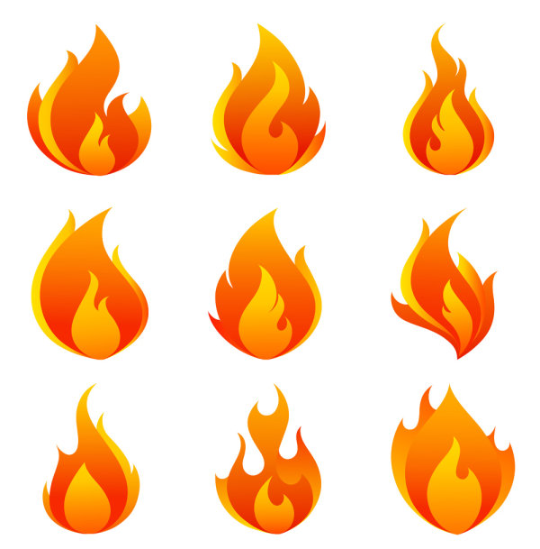 600x609 Flame Clipart Cartoon