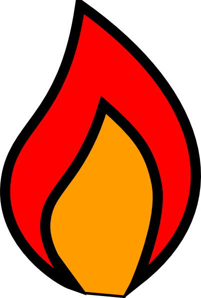 402x595 Full Colour Flame Clip Art
