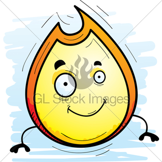 325x325 Cartoon Flame Gl Stock Images