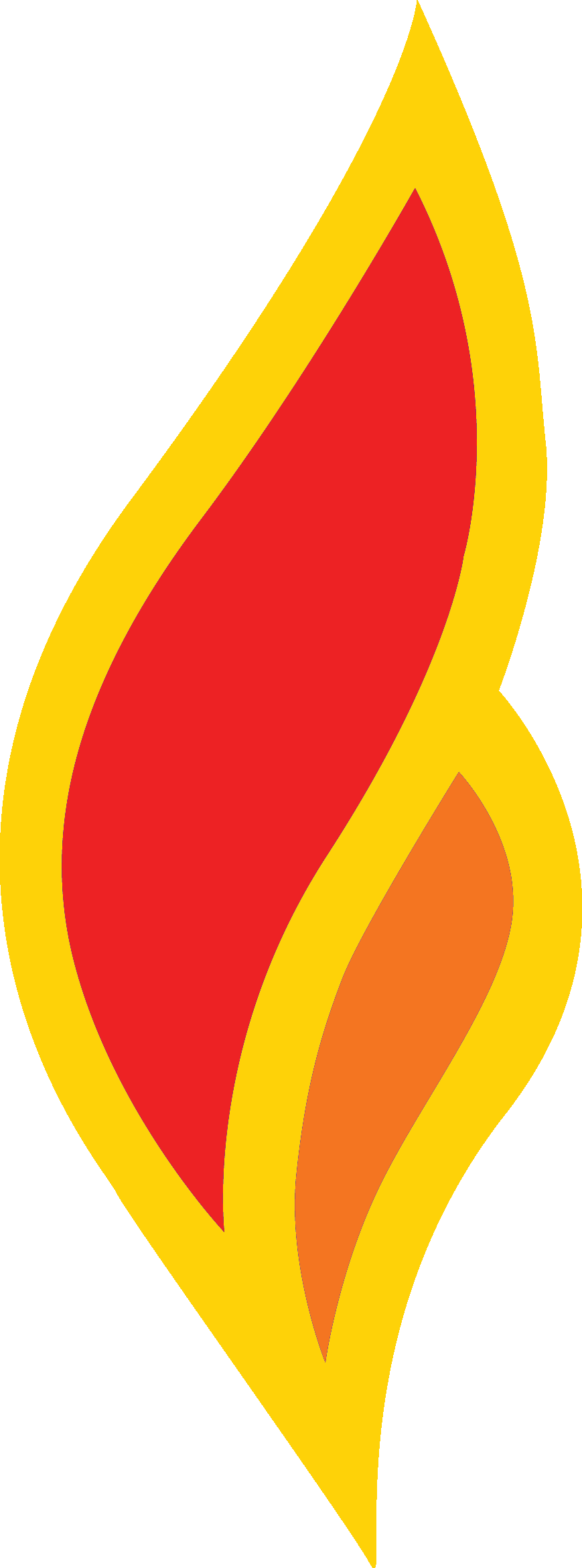 869x2339 Flame Clipart Logo