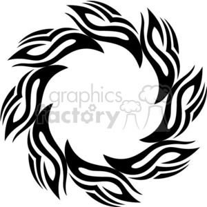 300x300 Royalty Free Round Flames 004 372753 Clip Art Images