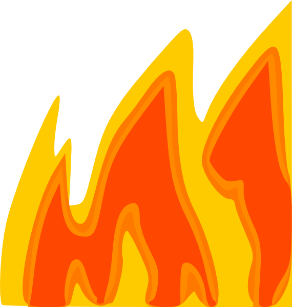 570x598 Flames 3 Clip Art