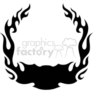 300x300 Royalty Free Frame Flames 075 368512 Clip Art Images