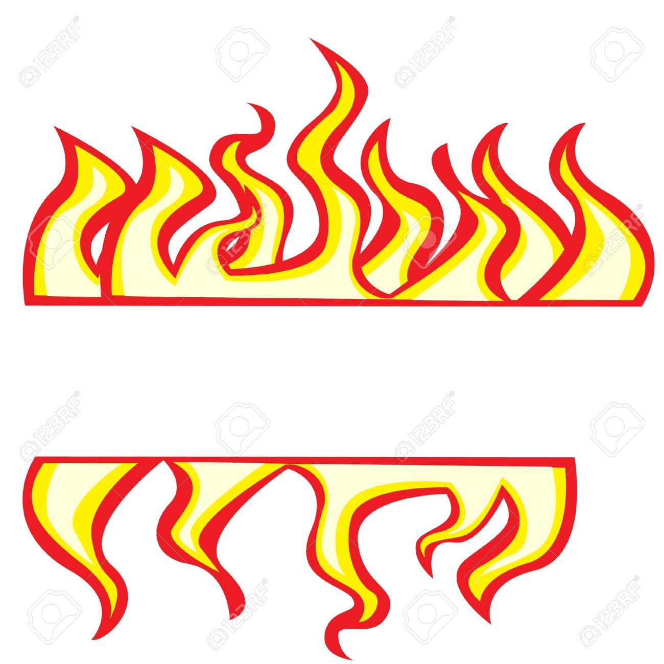 1300x1300 Czeshop Images Flames Clip Art Border
