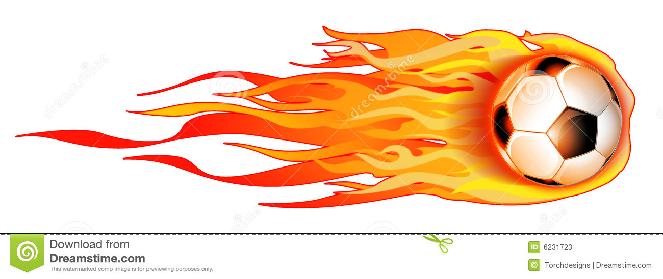 1300x548 Soccer Clipart Flame