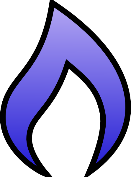 444x597 Blue Flame Png, Svg Clip Art For Web