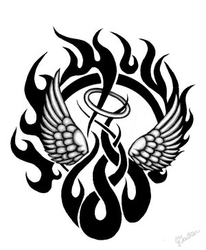 300x364 Flame Tattoo Clipart