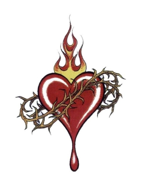 Flame Heart Tattoos | Free download on ClipArtMag