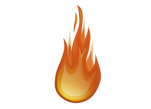 510x369 Flame Clipart Cartoon
