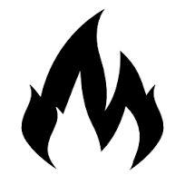 204x204 51 Best Logos Flame Images Athletic, Beautiful