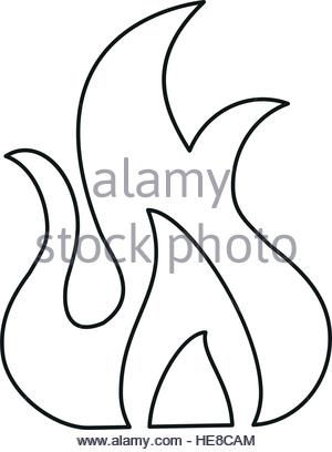 300x408 Burn Flame Fire Vector Abstract Background Stock Vector Art