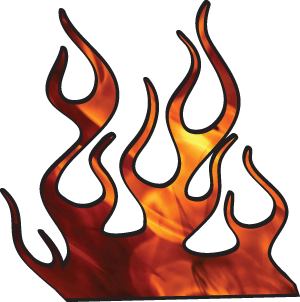 300x302 Racer Clipart Fire Flames