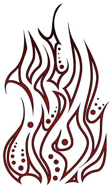 359x600 Tribal Flame