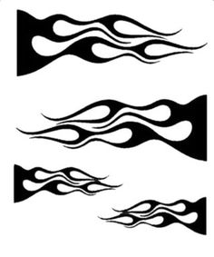 Flame Patterns Stencils Clipart | Free download on ClipArtMag