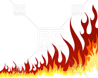 400x320 Fire Background Royalty Free Vector Clip Art Image