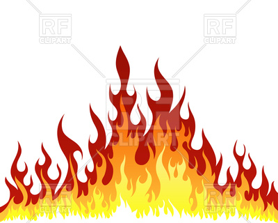 400x320 Fire Flame Background Royalty Free Vector Clip Art Image