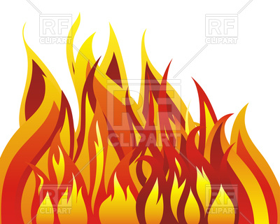 400x320 Inferno Fire Background Royalty Free Vector Clip Art Image
