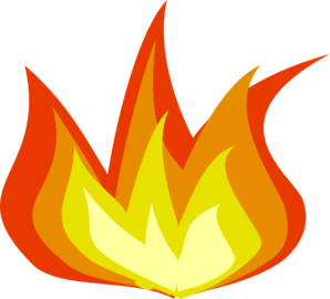 298x270 Flames Clip Art