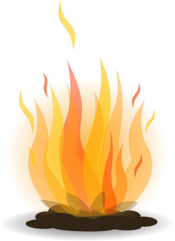 576x793 Flames Clipart Bonfire