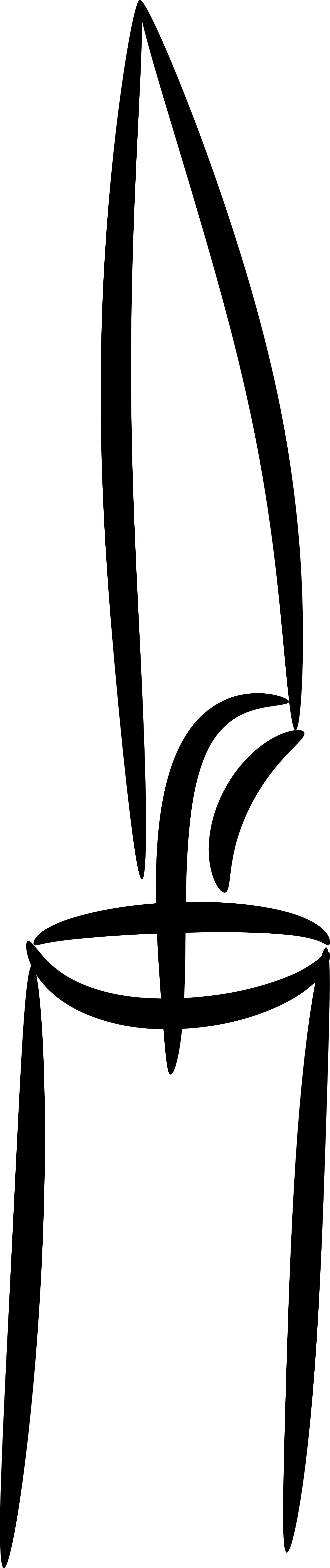 1331x6325 Candle Black And White Candle Flame Clipart Black And White Free 3