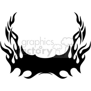 300x300 Royalty Free Tattoo Flames 1 368548 Vector Clip Art Image