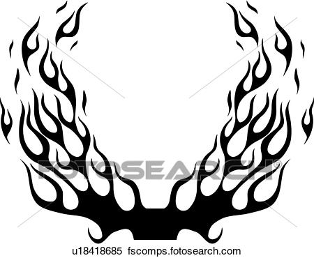 450x370 Clipart Of Flame, Flames, Car, Automobile, Auto, Vehicle, Graphic