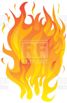 259x400 Fire Flames Royalty Free Vector Clip Art Image