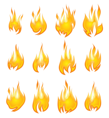 350x379 Fire Flames Gallery Isolated Stock Photos By Nobacks