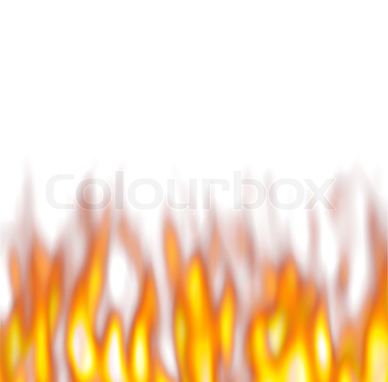 800x787 Hot Flames Over White Background Stock Photo Colourbox