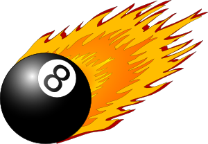 300x208 Ball With Flames Clip Art