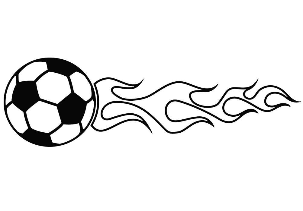 1003x700 Flame Clipart Soccer