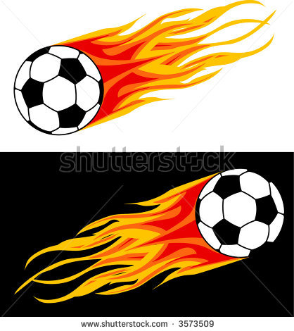 418x470 Flaming Soccer Soccer Diva Soccer Ball