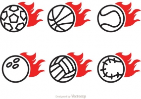 285x200 Flaming Soccer Ball Free Vector Graphic Art Free Download (Found
