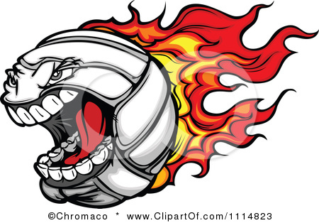 450x314 Flaming Volleyball Clipart Clipart Panda