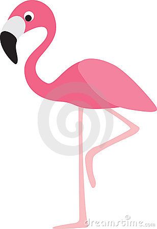 308x450 Flamingo Cartoon Royalty Free Stock Photos