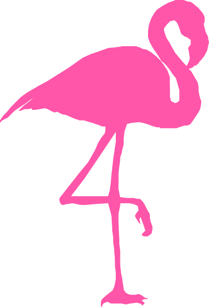 408x598 Pink Flamingo Clip Art