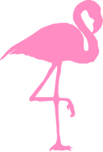 204x299 Flamingo Clip Art