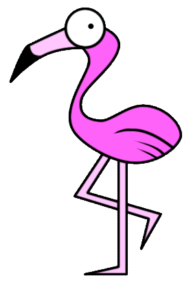 281x419 Flamingo Cartoon Clipart Clipart Kid Image