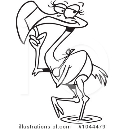 400x420 Flamingo Clipart