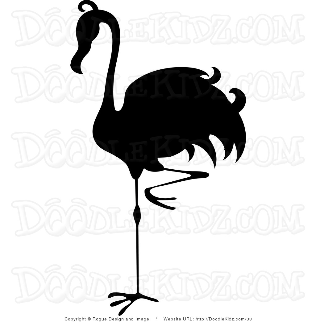 1024x1044 Flamingo Silhouette Clipart